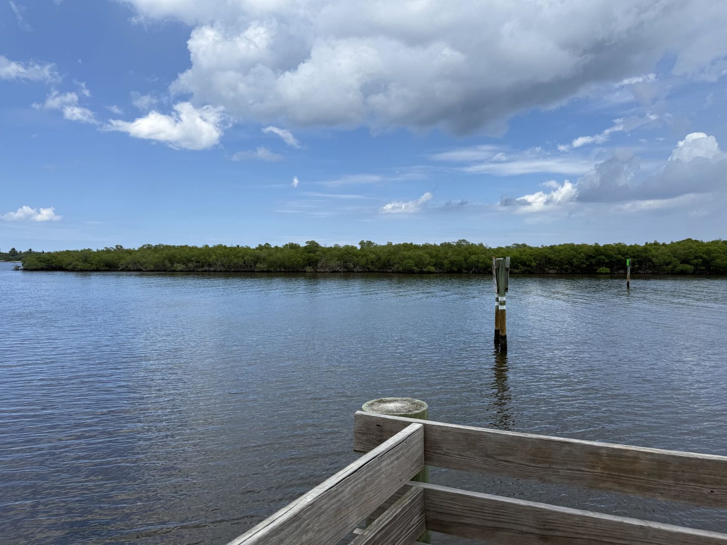 The Intracoastal at Peck Lake seen from the deck at Peck Lake Park, Hobe Sound